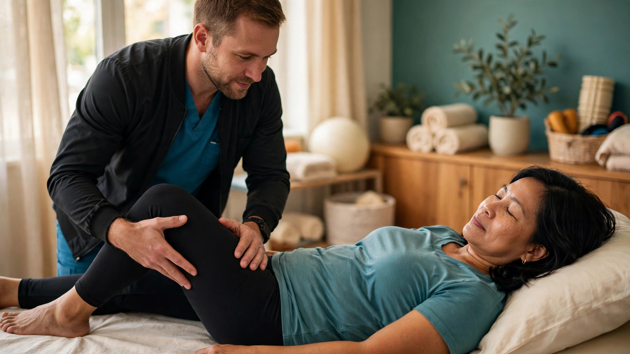 fibromyalgia and hip pain physiotherapy hip assessment at a clinic