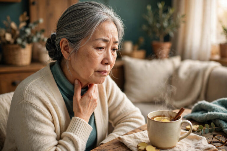 fibromyalgia and sore throat