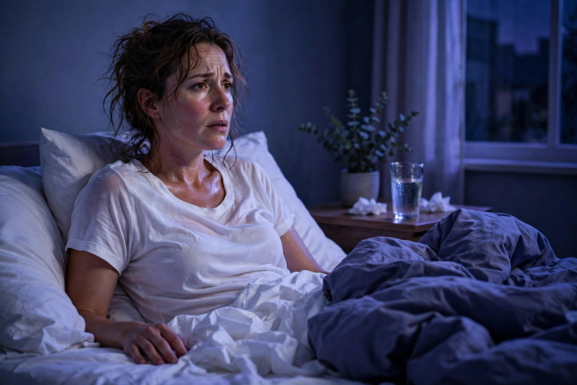fibromyalgia and sweating waking with night sweats