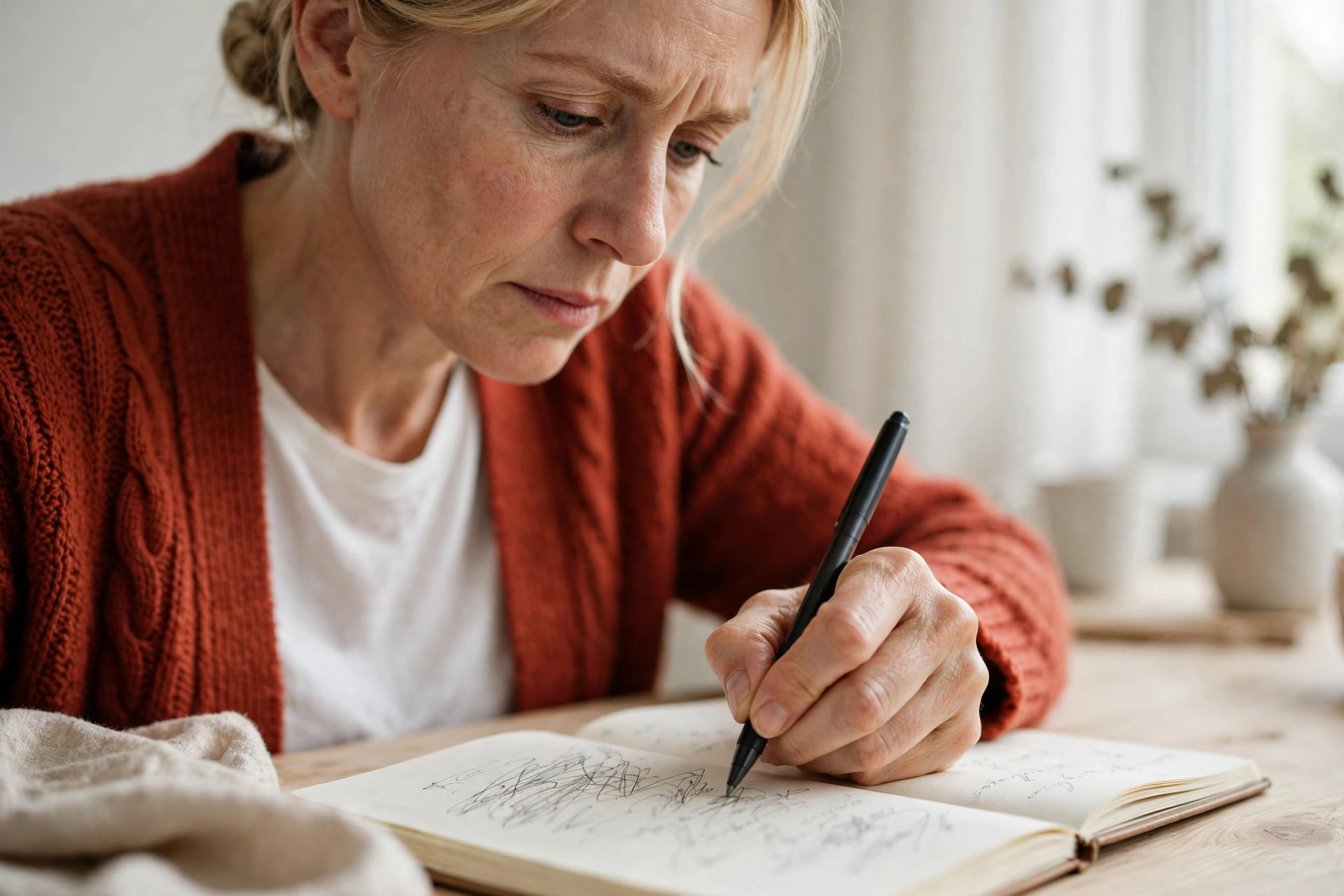 fibromyalgia and tremors shaky handwriting in a journal