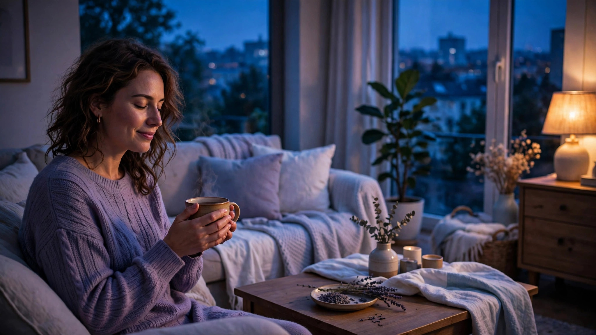fibromyalgia and vivid dreams calming bedtime routine with herbal tea