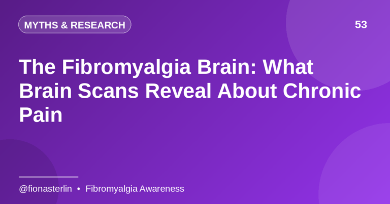 The Fibromyalgia Brain: What Brain Scans Reveal About Chronic Pain